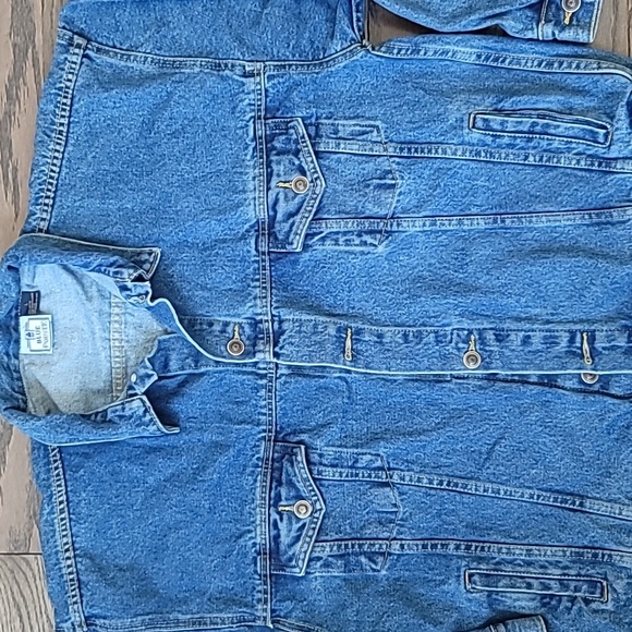 Vintage denim Japenese Chin dog button down jacket w size L - Picture 4 of 11